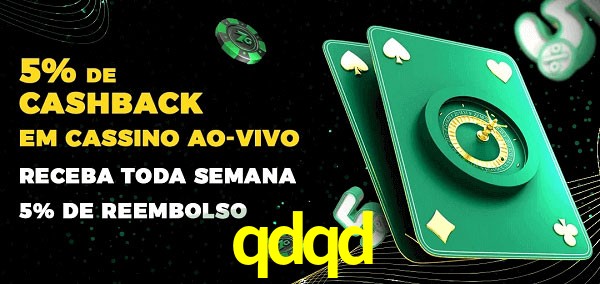Promoções do cassino ao Vivo qdqd